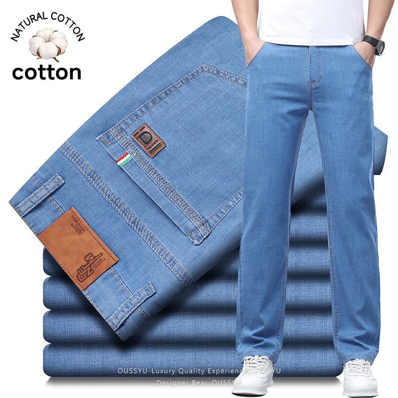 Levis Jeans 501 - 여름 얇은 남성 탄성 코튼 청바지