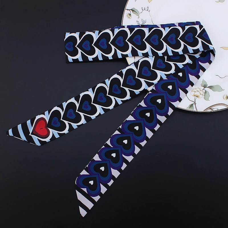 엑스트라 롱 120cm 실크 리본 스카프 여성용 멀티  - Face Scarf Mask 리뷰 및 가격