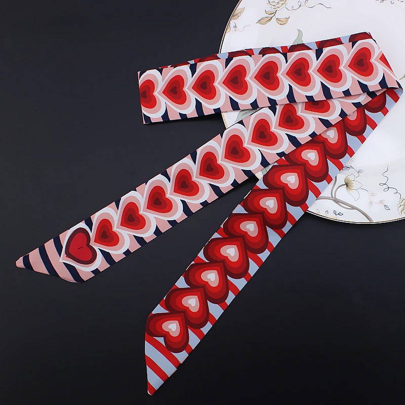 엑스트라 롱 120cm 실크 리본 스카프 여성용 멀티  - Face Scarf Mask 리뷰 및 가격