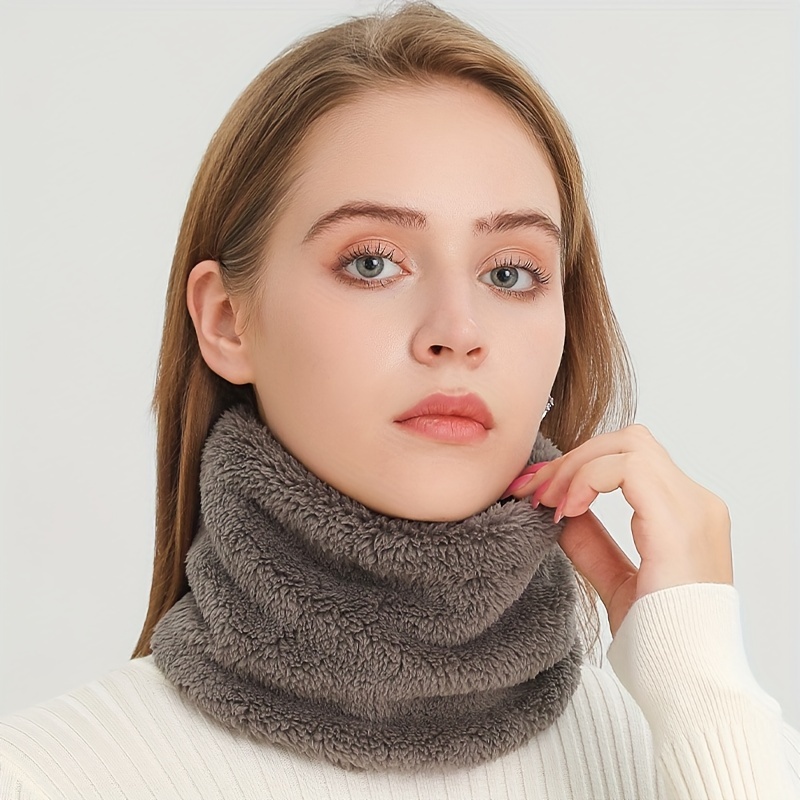 방풍 플러시 인피니티 스카프 솔리드 컬러 넥 게이 터  - Infinity Scarf Knit 리뷰 및 가격